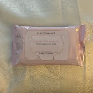 Pure Romance Cleanse With Benefits Wipes New & Unopened